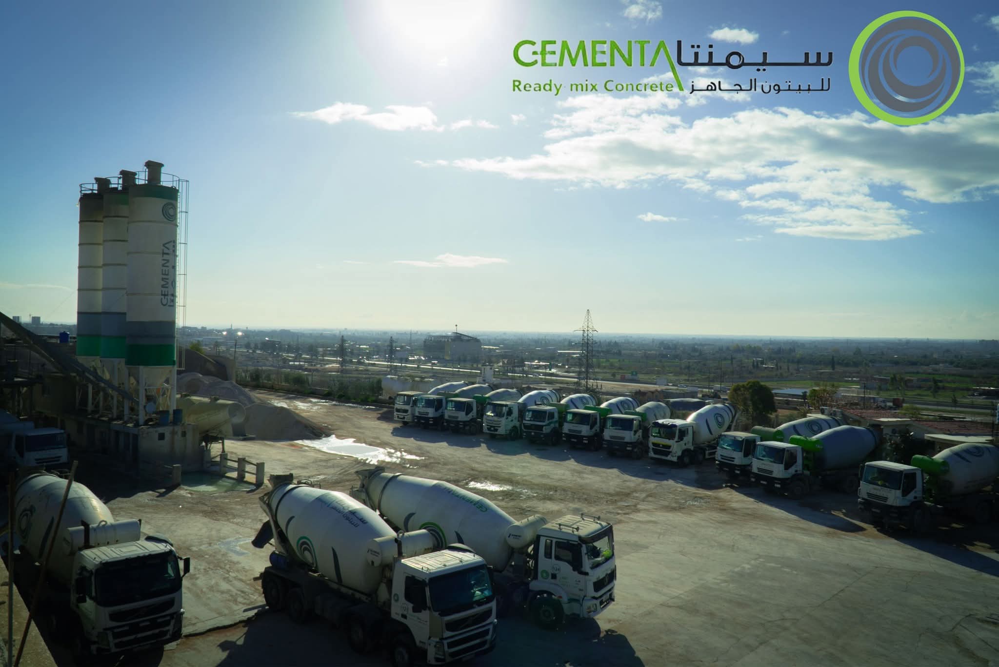 Concrete pumping project by Cementa